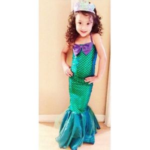 Kids Costumes to Hire - Ariel Mermaid Girl costume - 1pce